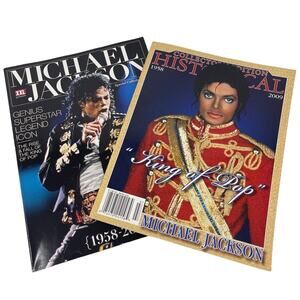 Michael Jackson King of Pop Pair Commemorative Magazines Special Collectors Edit